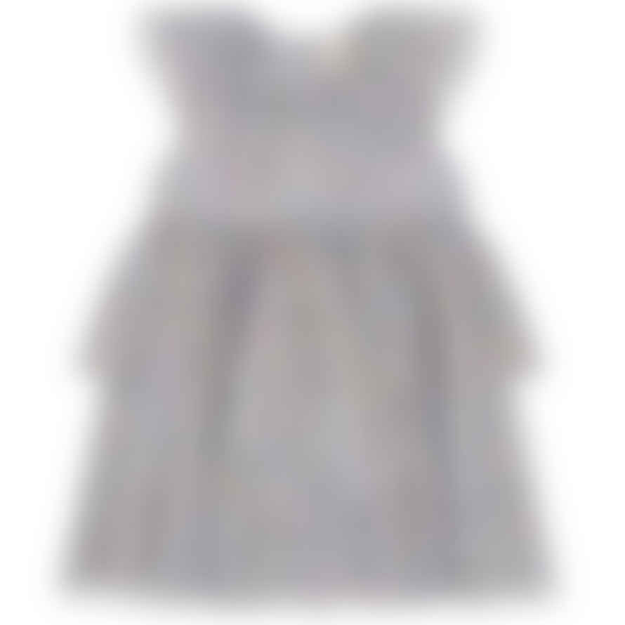 Konges Slojd Fairy Dress - Gray With Stars - Konges Sløjd - Girls Clothing