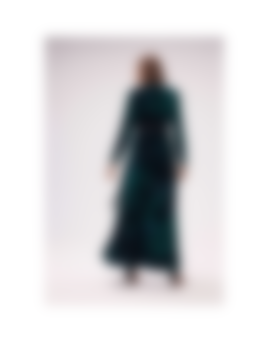 Diane Von Furstenberg Jareth Moire Tiger Velour Wrap Dress Col: Moire