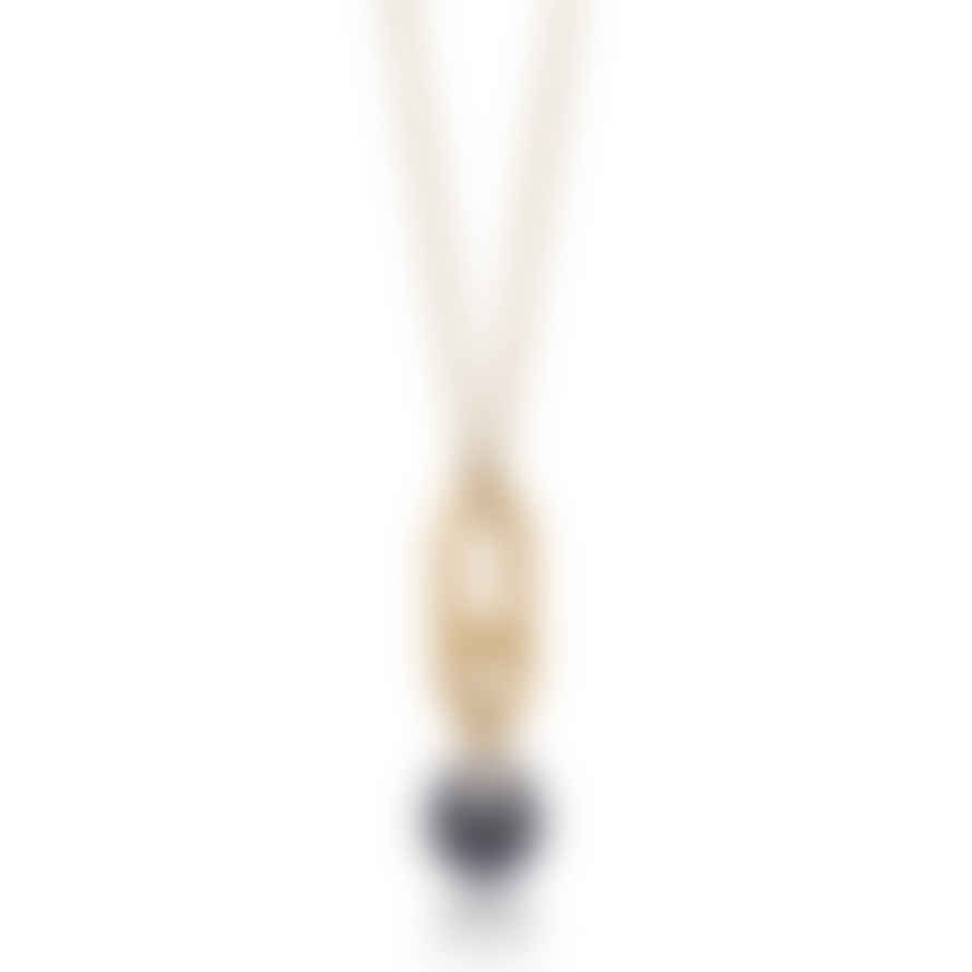 Rachel Jackson Stellar Hardware Black Pearl Necklace