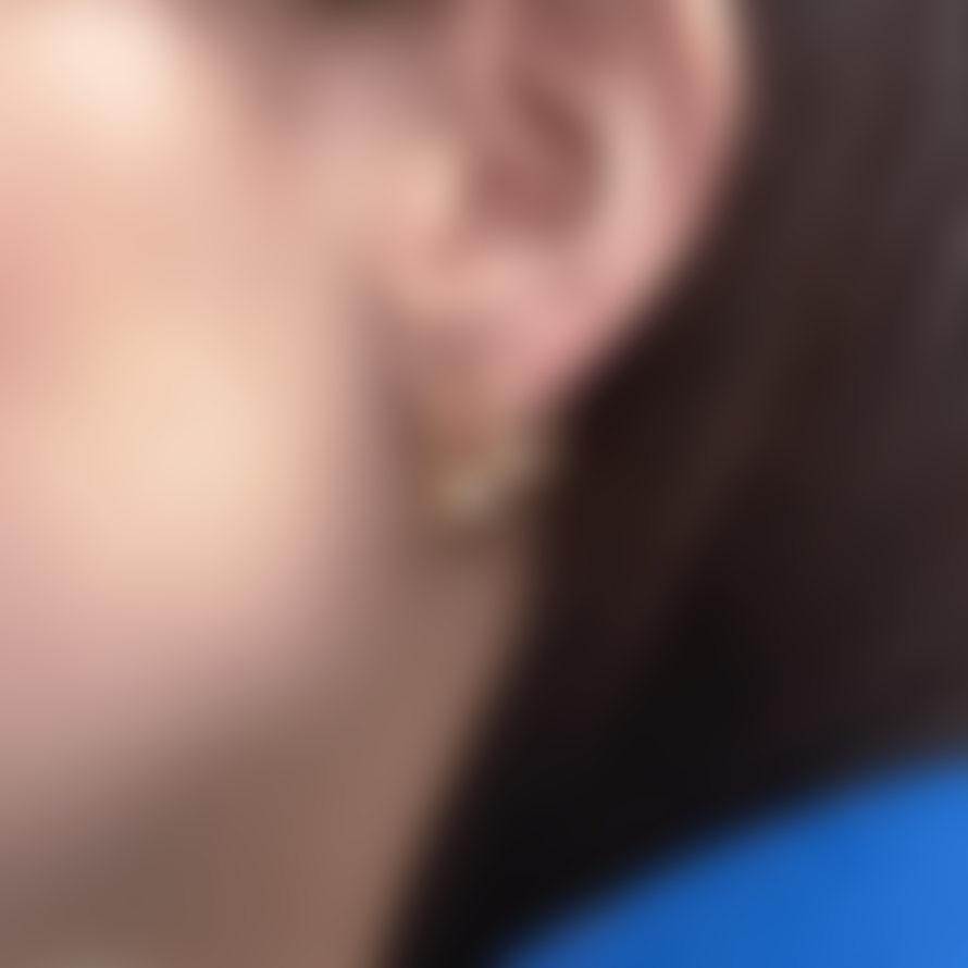 Rachel Jackson Stellar Hardware White Pearl Hoop Earrings