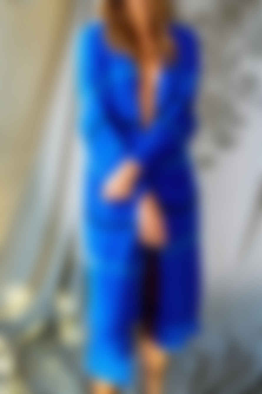 Noella Long Blue Mix Prisca Knit Cardigan