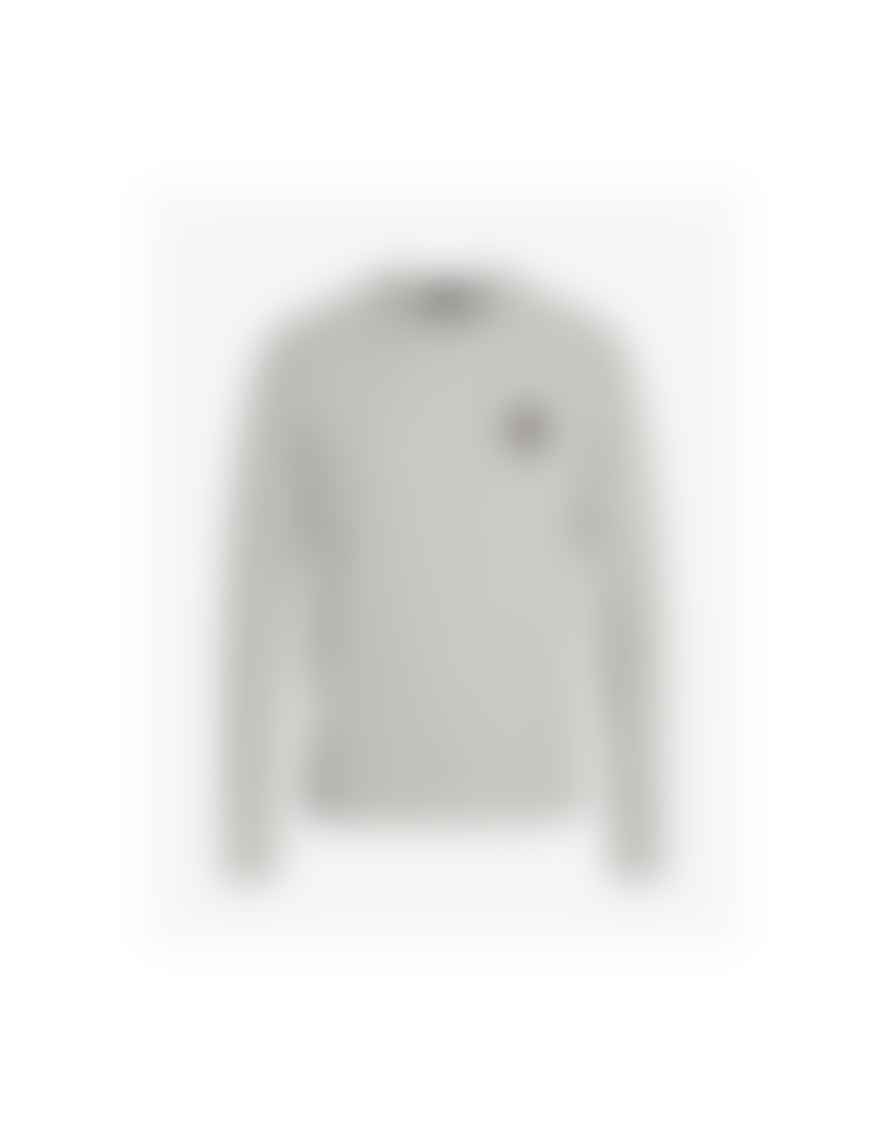 Belstaff Logo Long Sleeve T-shirt Size: S, Col: Grey Melange