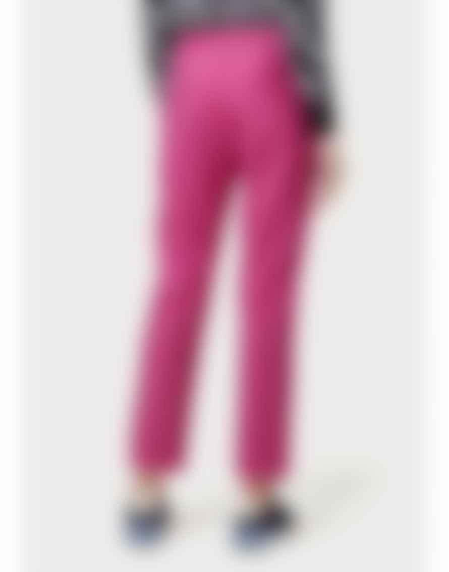 Paul Smith Hopsack Drawstring Trousers Size: 14, Col: Pink