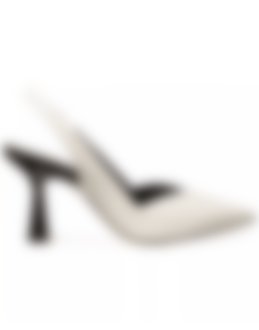 Michael Kors Chelsea Sling Back Heels Size: 5.5, Col: Light Cream Mult