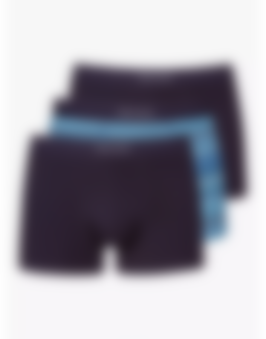 Paul Smith 3 Pack Underwear Col: Black/blue Stripe/black, Size: Xl