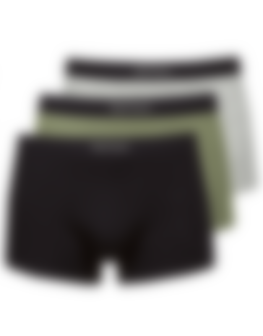 Paul Smith 3 Pack Underwear Col: Khaki/black/grey, Size: Xl