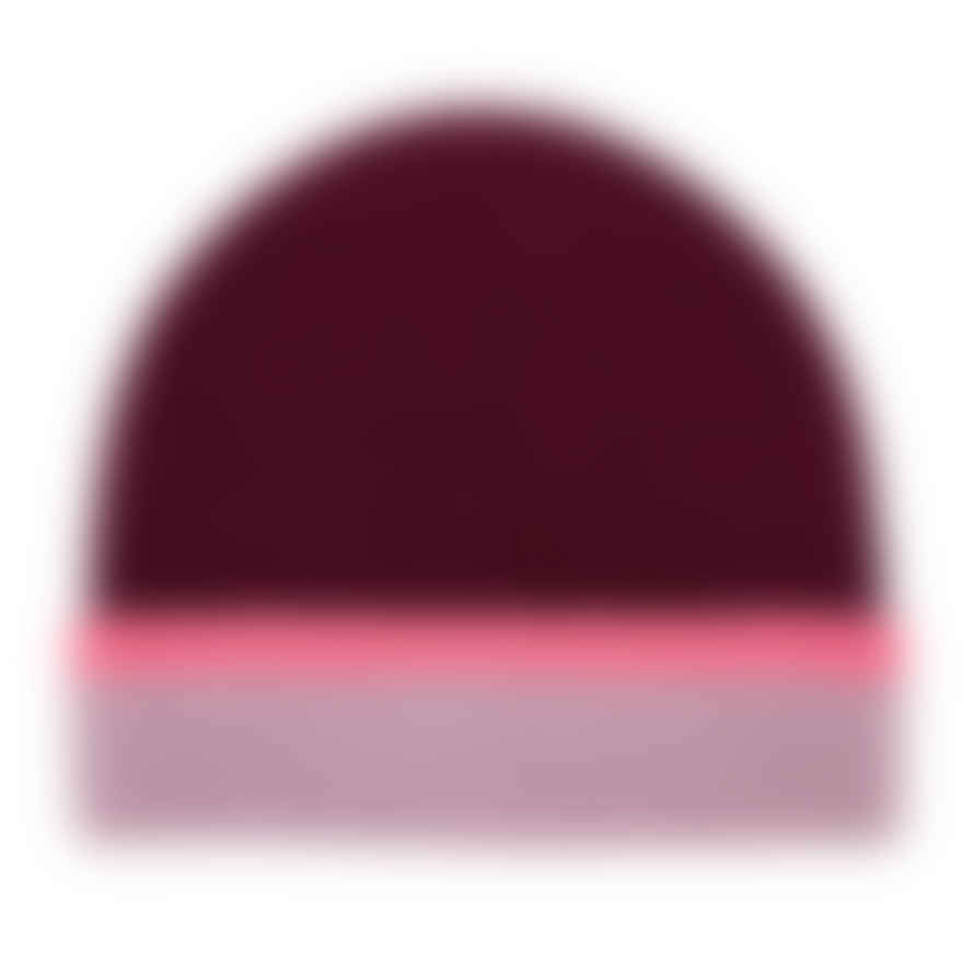 Remember Remember Beanie Hat Made From Wool And Cashmere In Multi-colours Frida Design
