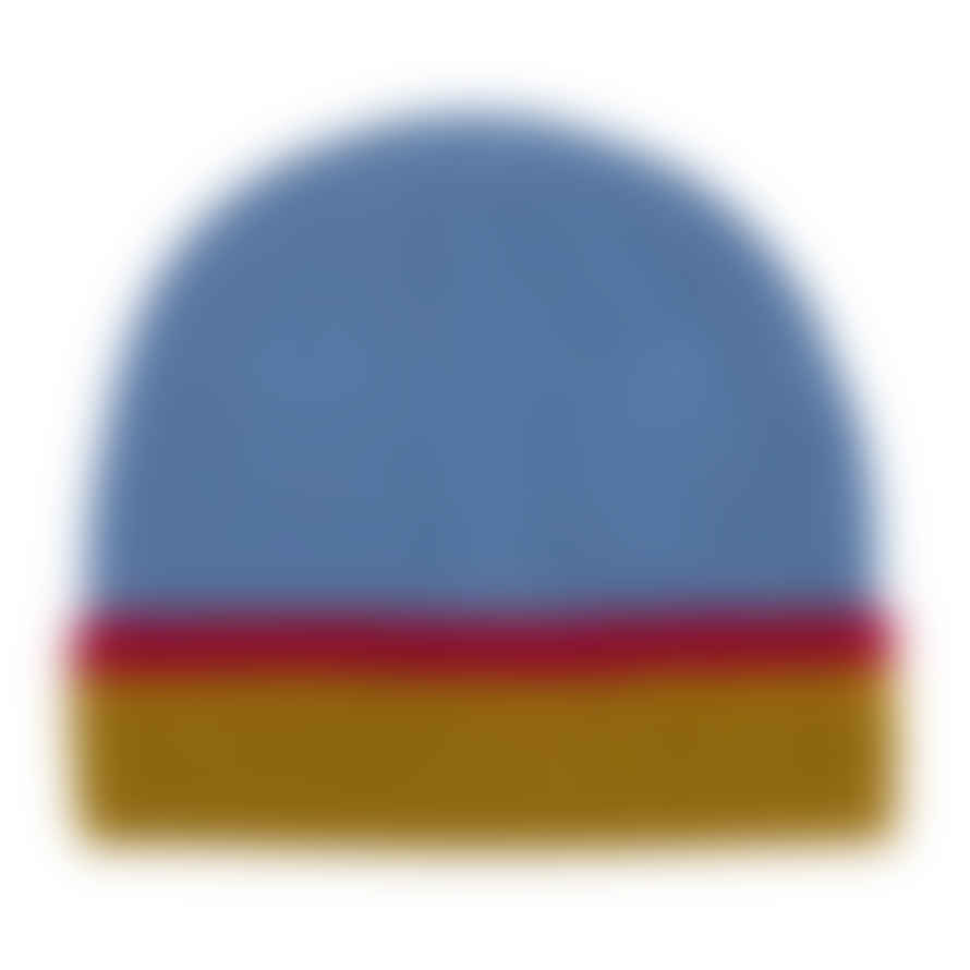 Remember Remember Beanie Hat Made From Wool And Cashmere In Multi-colours Reto Design
