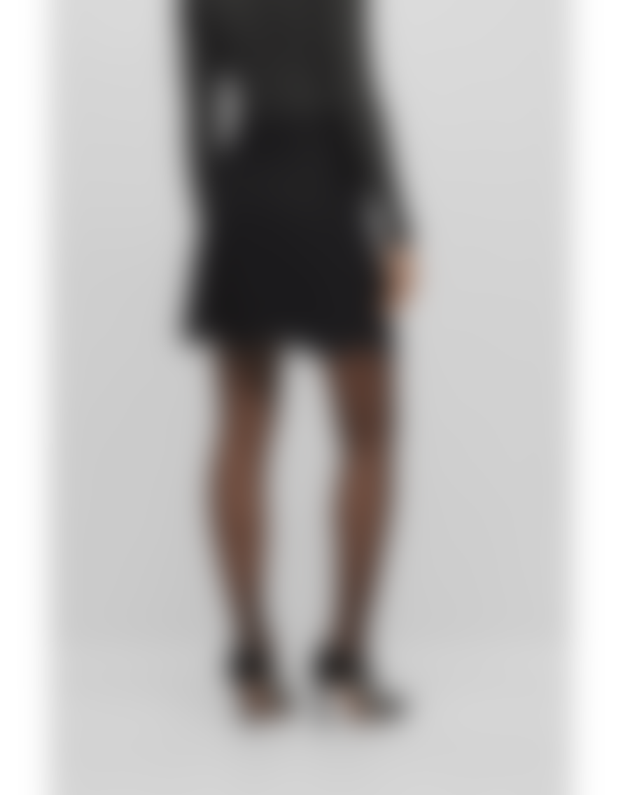 Boss Varewa Gem Scallop Hem Mini Skirt Size: 8, Col: Black