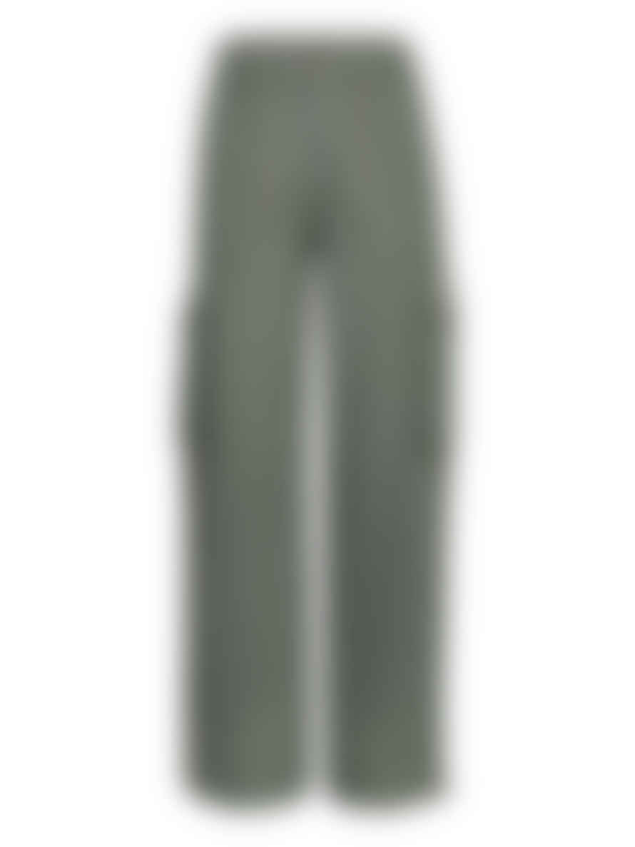 SOFIE SCHNOOR Cargo Trousers Sage Green