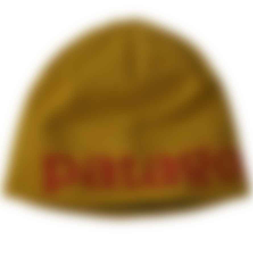 Patagonia Cappello Beanie Hat Logo Belwe/cosmic Gold