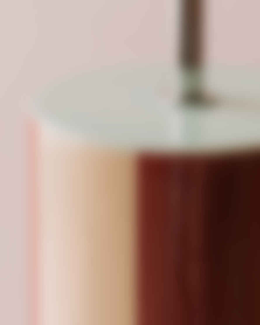 Mattina Moderna  Oxblood and Tobacco Ombrellina Lamp