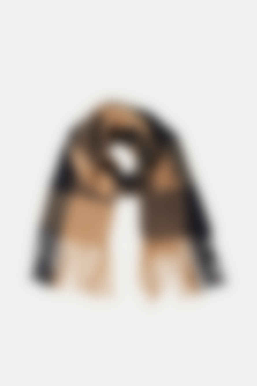 Selected Femme Toasted Coconut Tally New Check Scarf