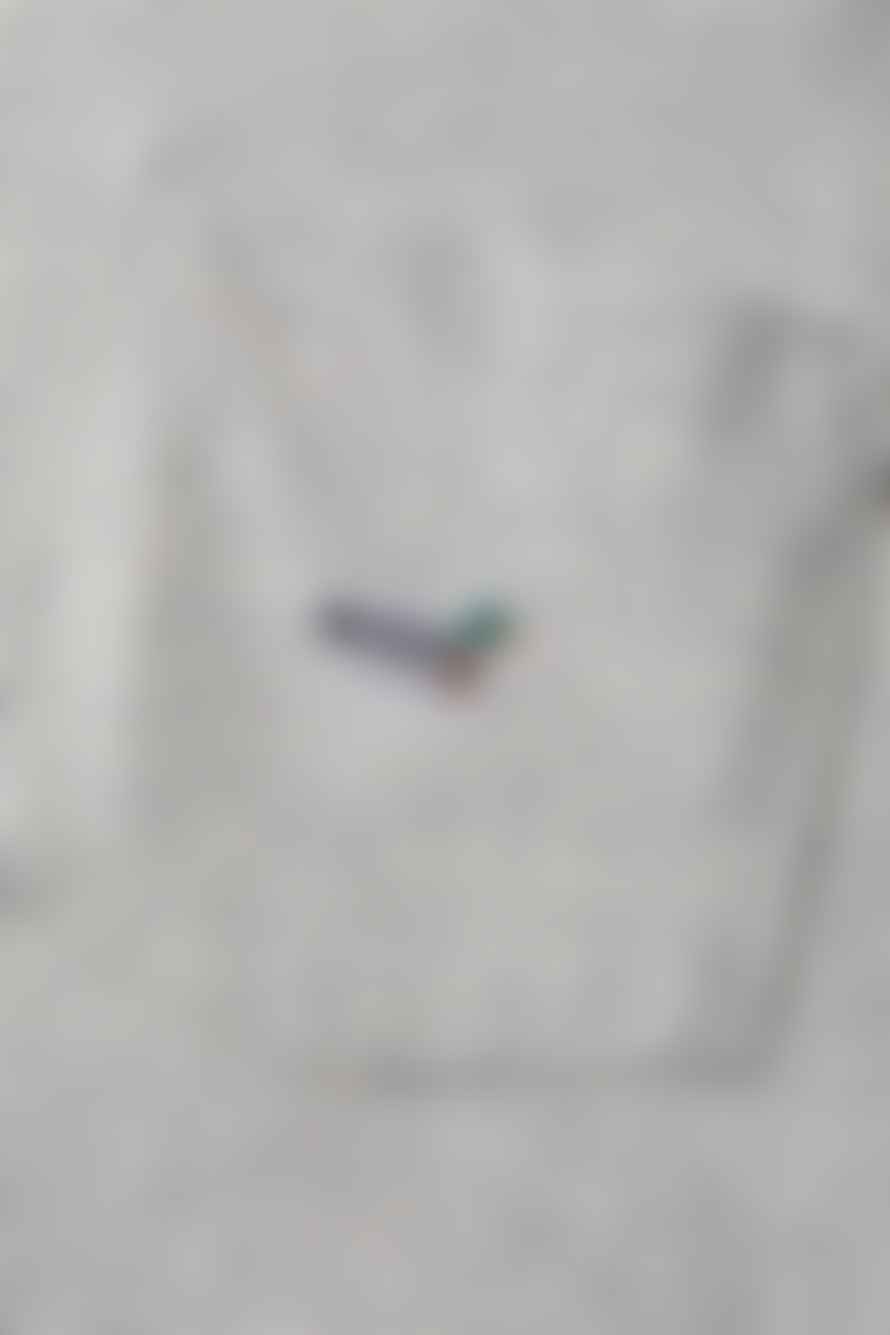 Edmmond Grey Duck Patch T Shirt