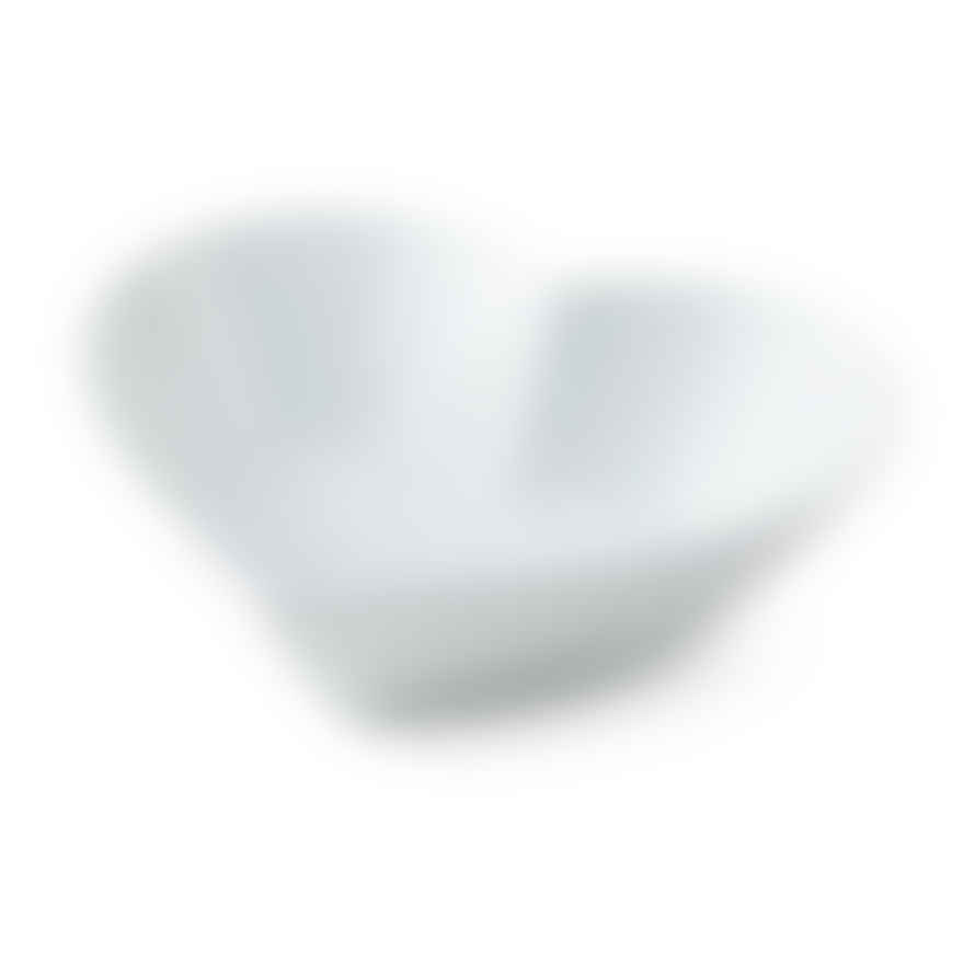 Distinctly Living White China Heart Bowl - Large