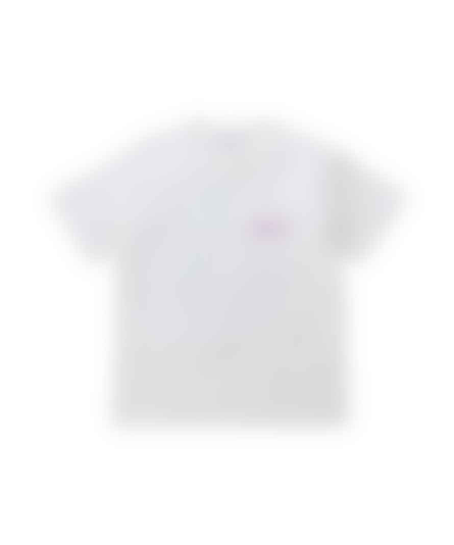 Gramicci T-shirt Footprints Uomo White
