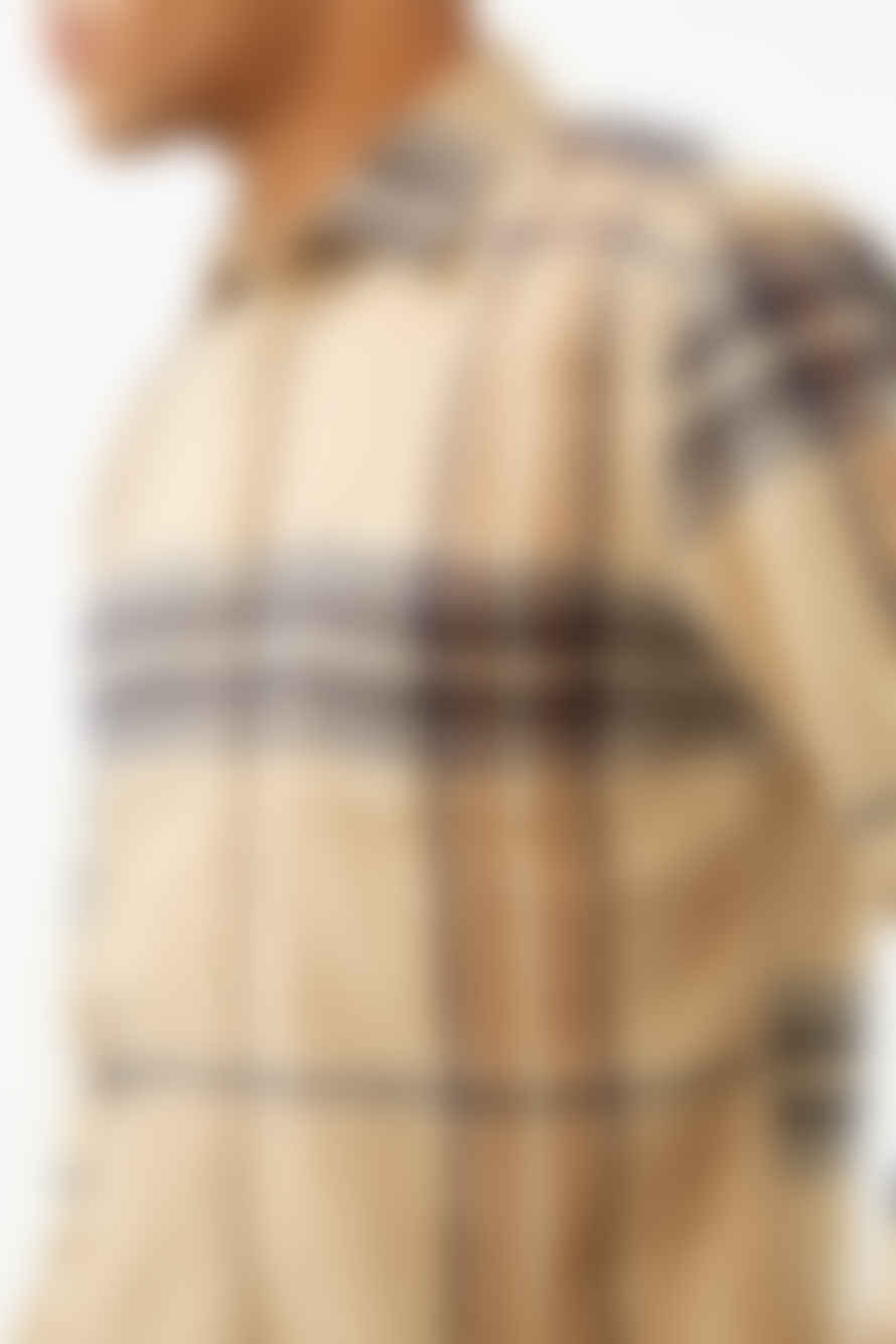  Portuguese Flannel Hazelnut Check Shirt