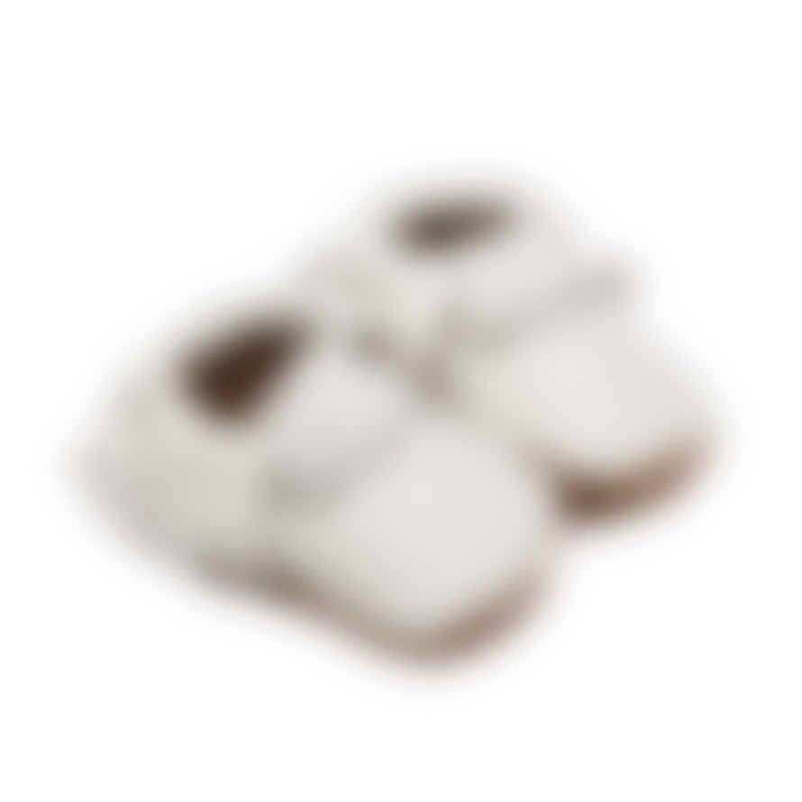 OLEA Soft Baby Moccasins Shoes In White By
