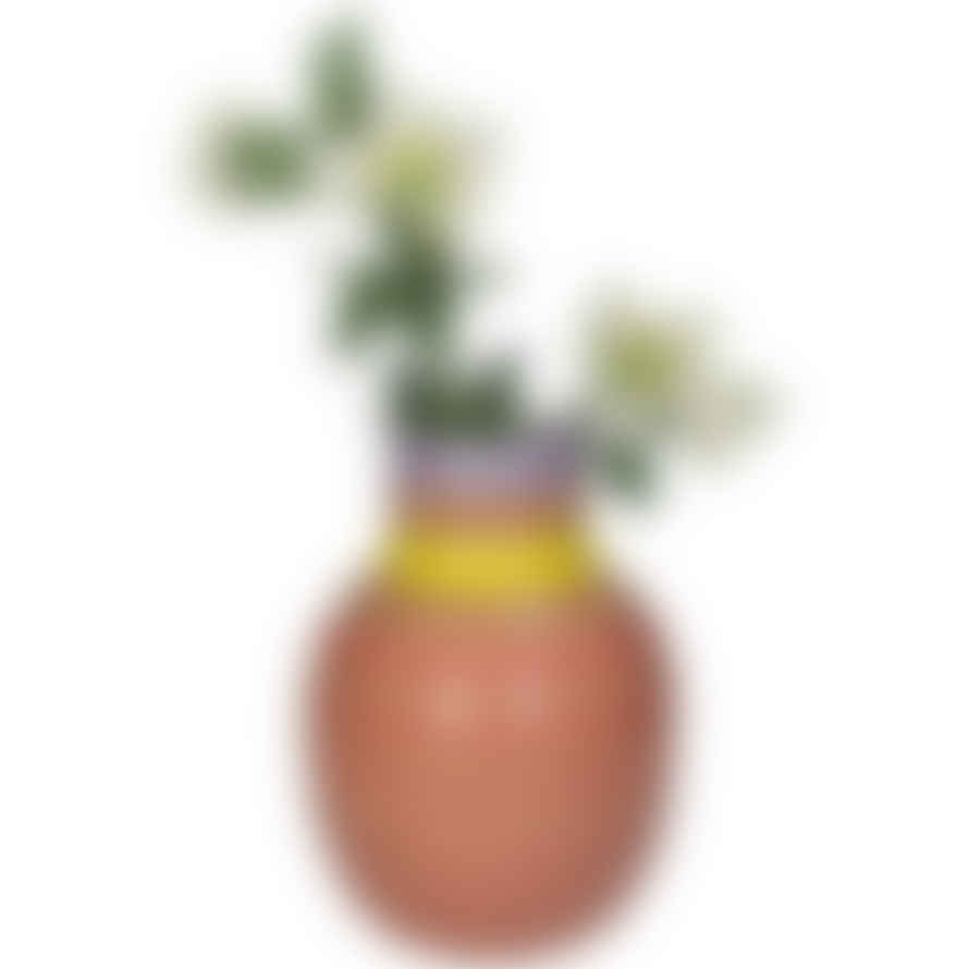 Kersten Dolomite Pink Striped Vase -large