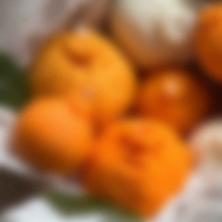 Maison Bohiti Soy Wax Orange Shaped Scented Candle / Orange