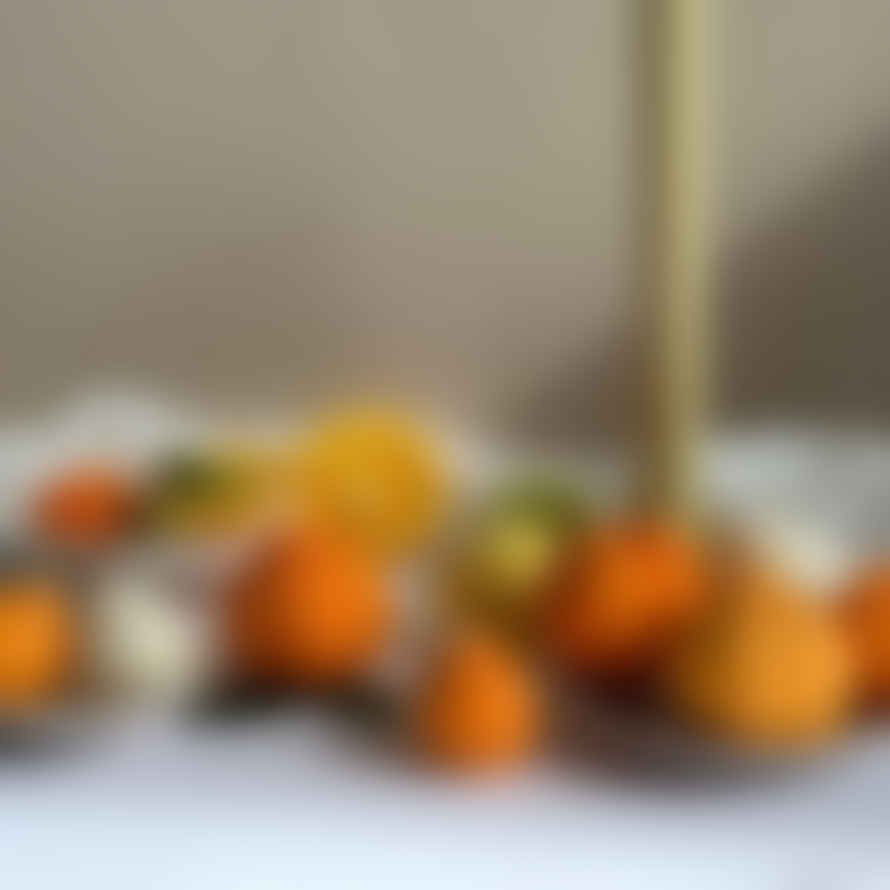 Maison Bohiti Soy Wax Orange Shaped Scented Candle / Pale Orange