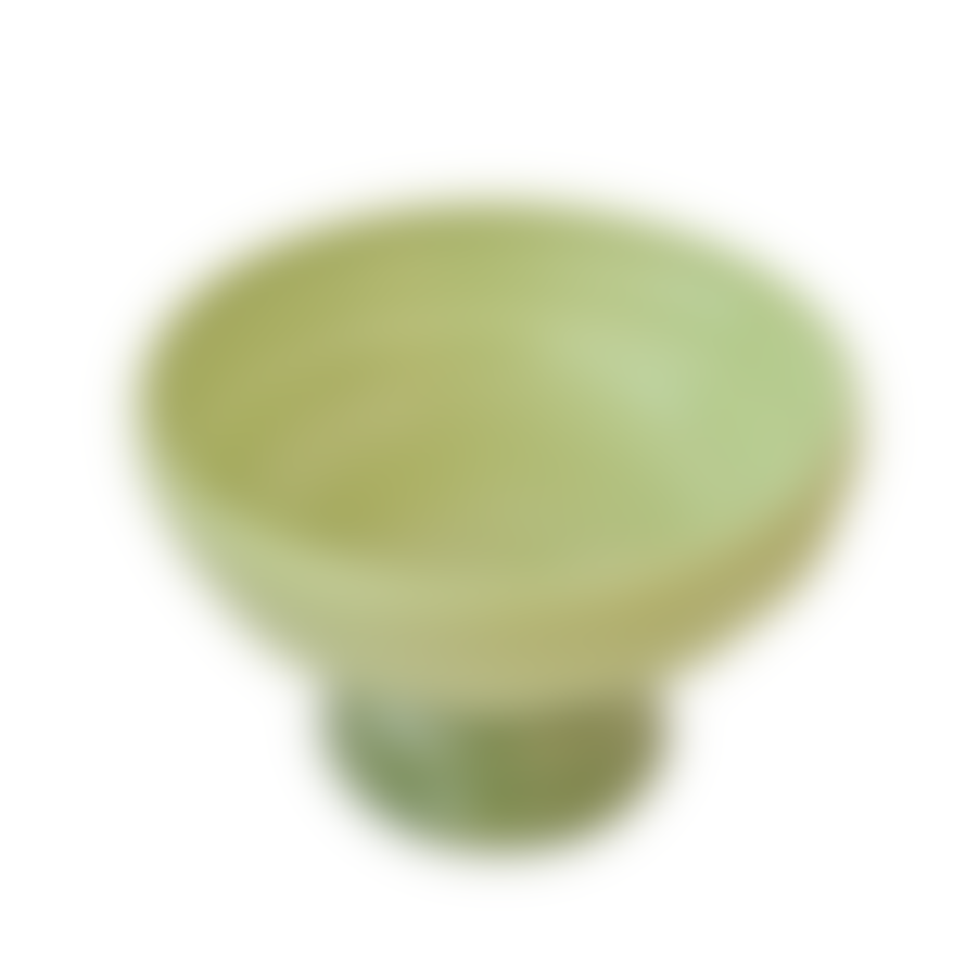 Florence Mytum Ceramics Green Pedestal Bowl