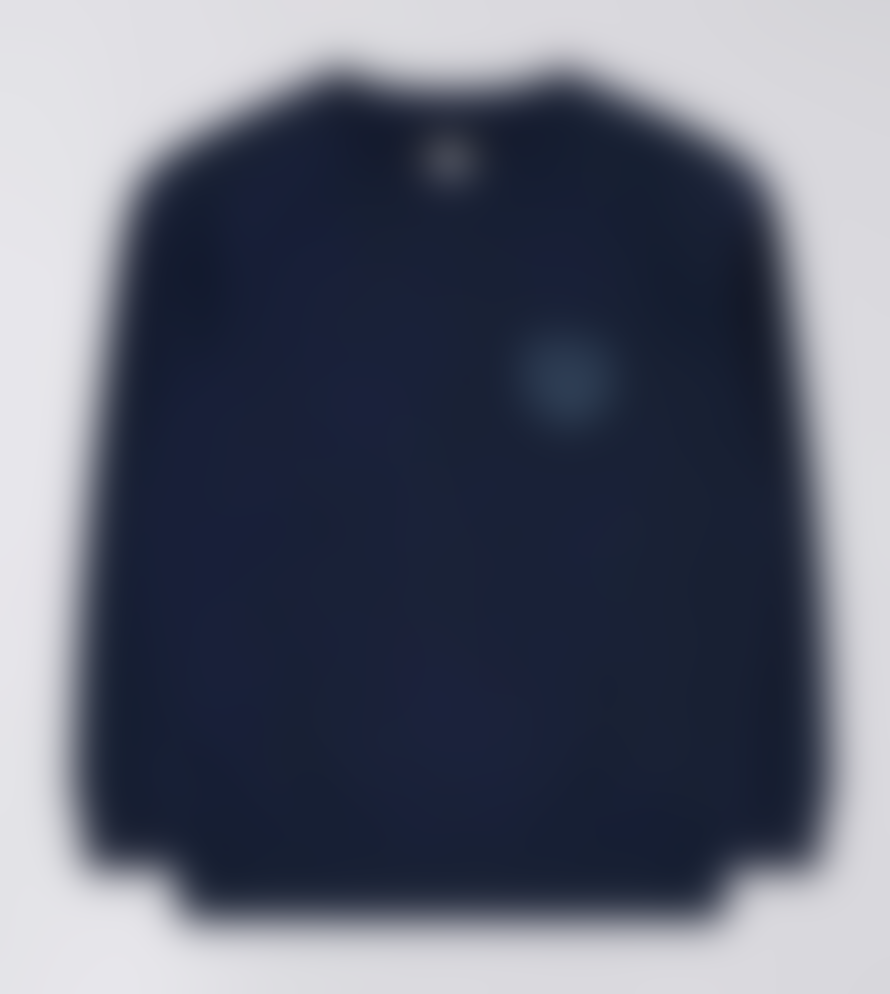 Edwin Music Channel Crew-Necked Sweatshirt (Maritime Blue)