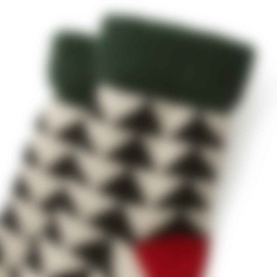 RoToTo Comfy Room Socks Green/Black/Red