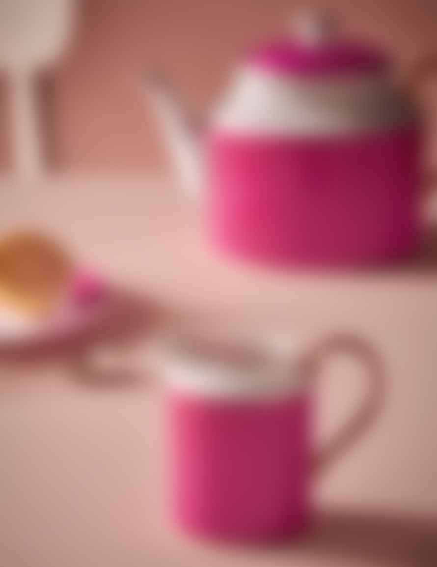 Pip Studio Chique Pink Sugar Bowl and Milk Jug