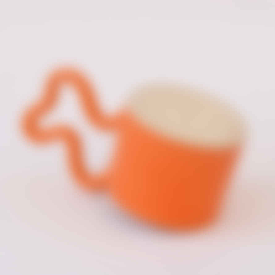 Florence Mytum Ceramics Orange Wiggle Mug