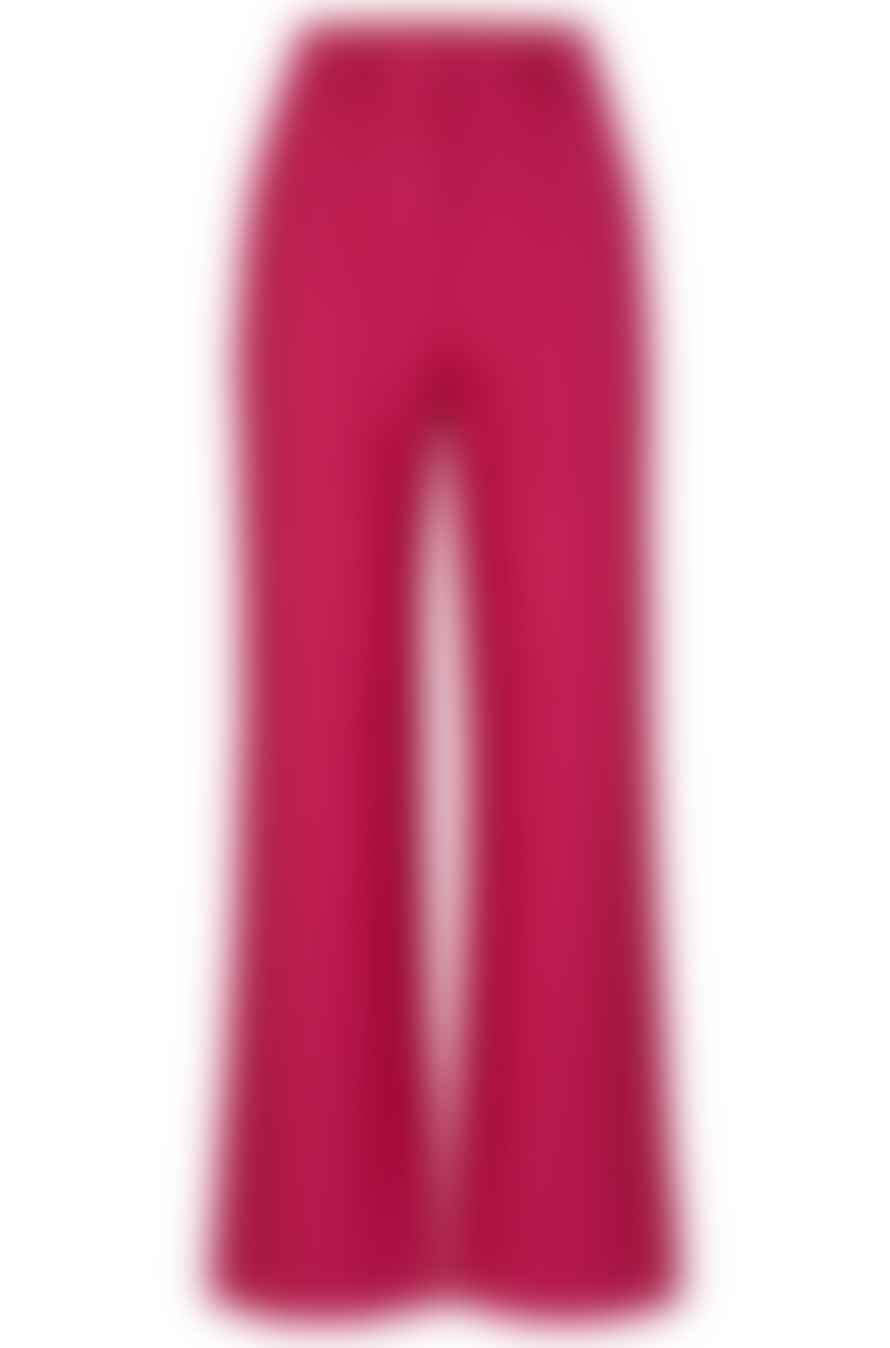 Boss Teleah Wide Leg Patch Pocket Trouser Col: 674 Bright Pink, Size: