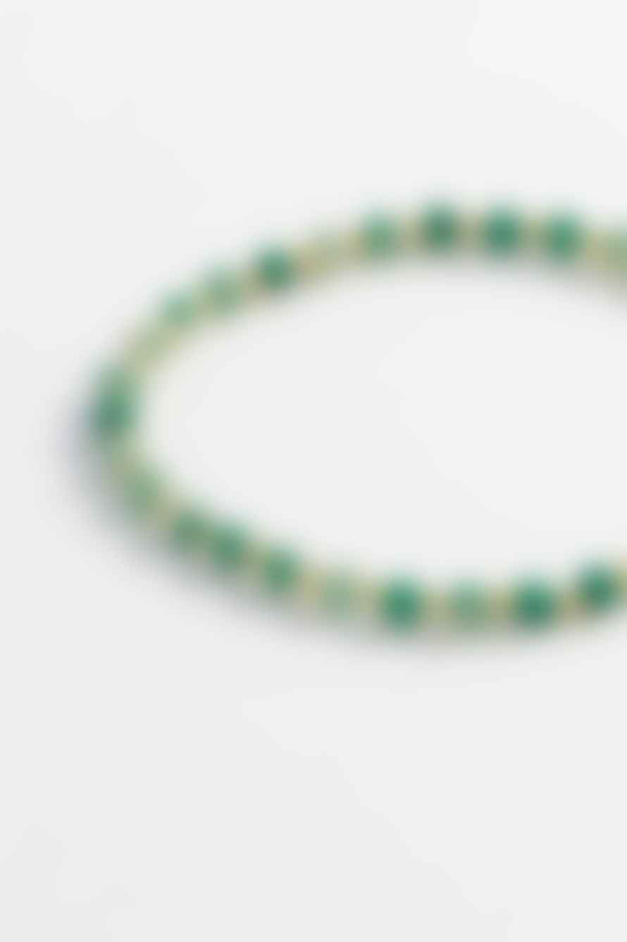 Estella Bartlett  Gold Plated Green Quartz Gemstone Bracelet