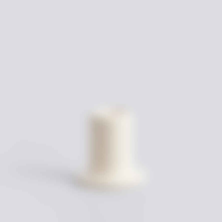 HAY - Tube Candleholder - Small - Off-white