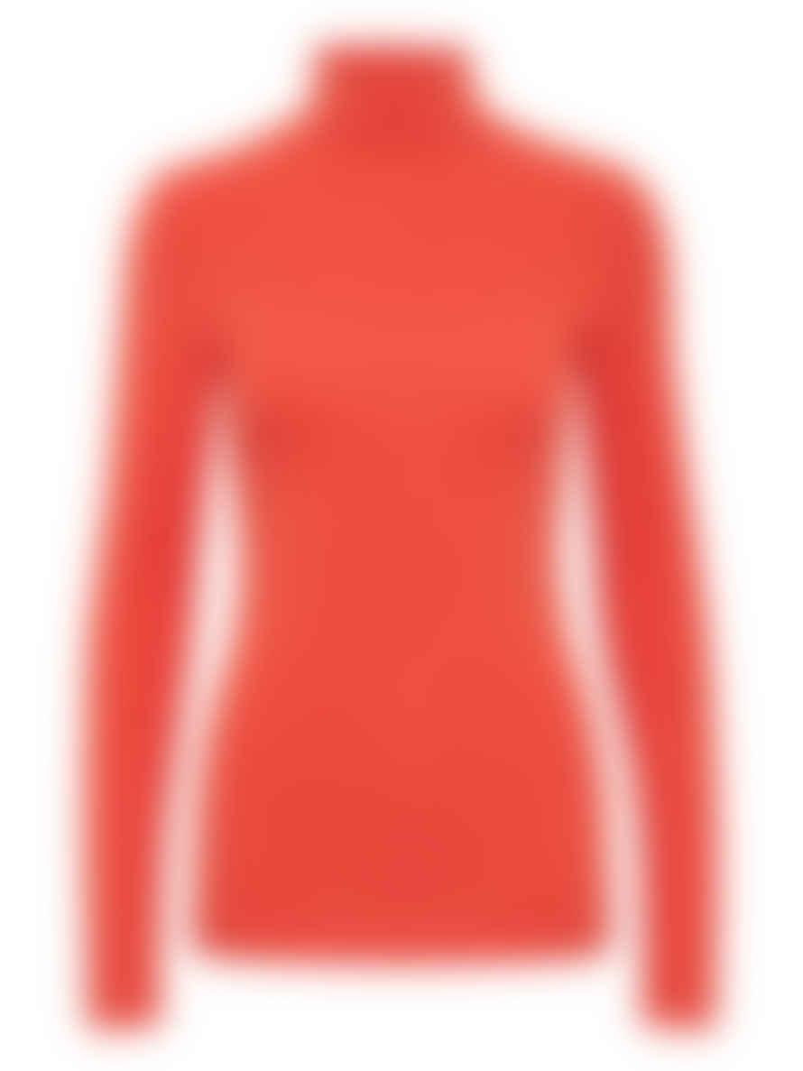b.young Pamila Roll Neck Red