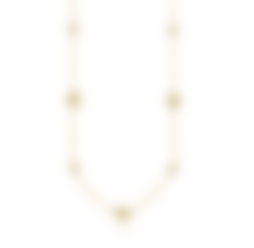 Anna Beck Multi Disc Gold Station Necklace