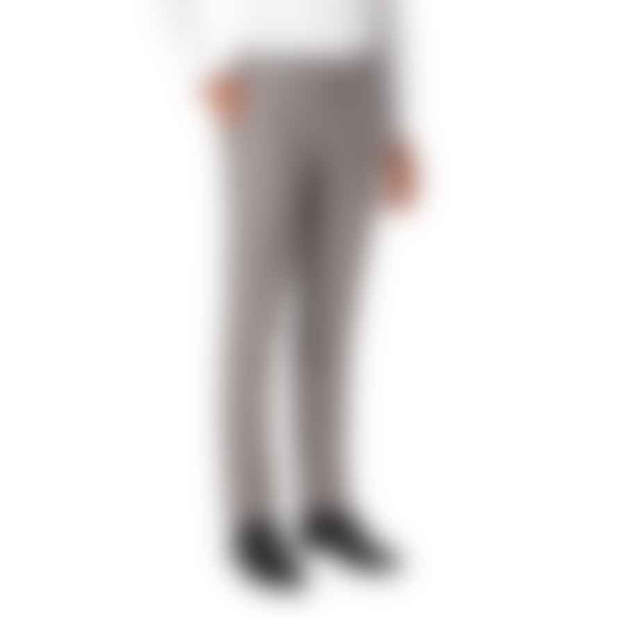 Remus Uomo Lazio Houndstooth Suit Trouser - Beige / Brown