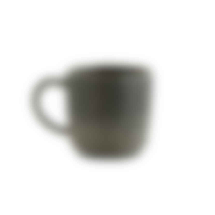 Madam Stoltz Earthy Dark Grey Stoneware Mug