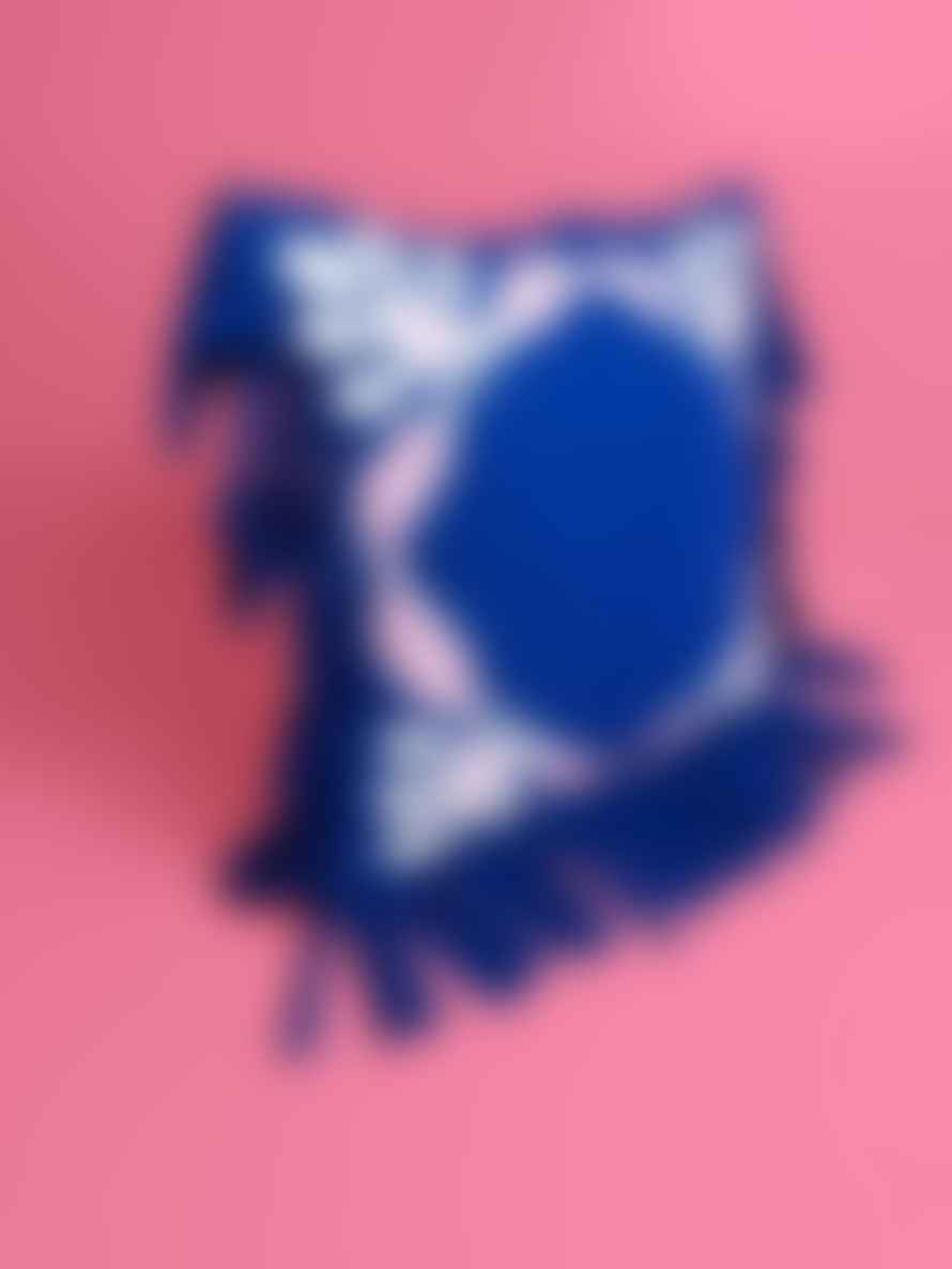 Lorouc Bloom Dream Cushion - Midnight Blue