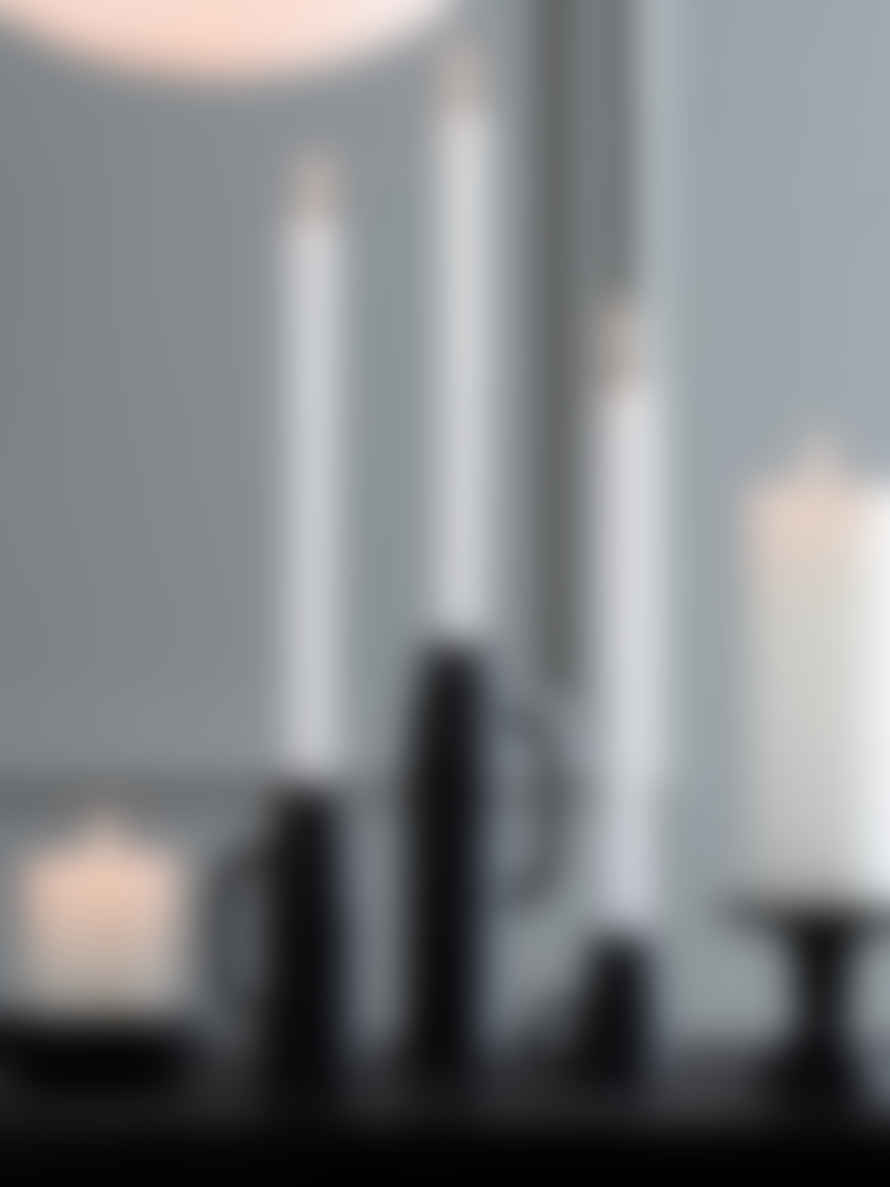 Light & Living Oppilo Black Metal Candle Holder With Handle - 2 Sizes Available