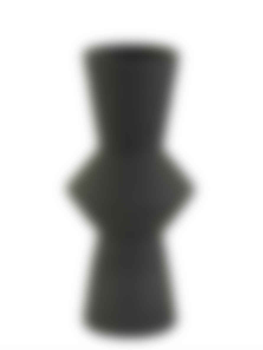 Light & Living Ayla Black Ceramic Sculptural Vase