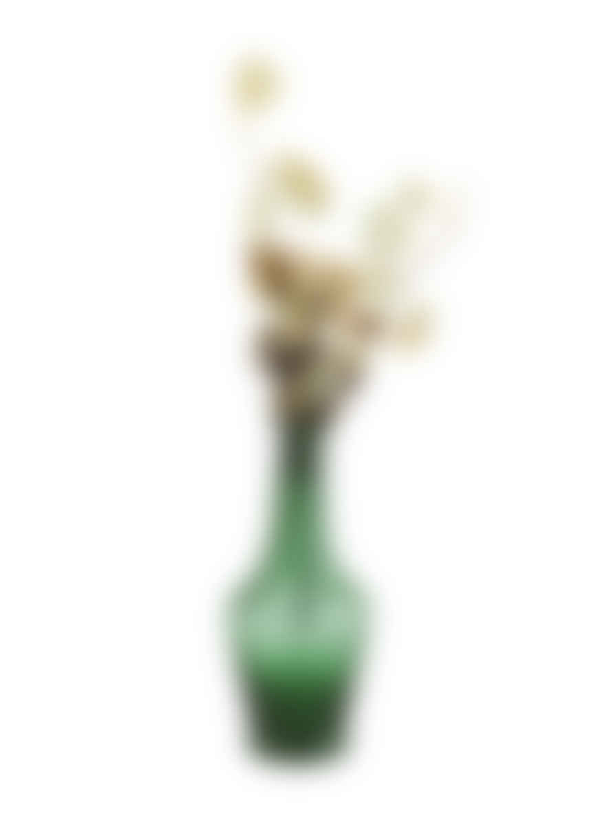 Madam Stoltz Green Recycled Glass Bottle Vase