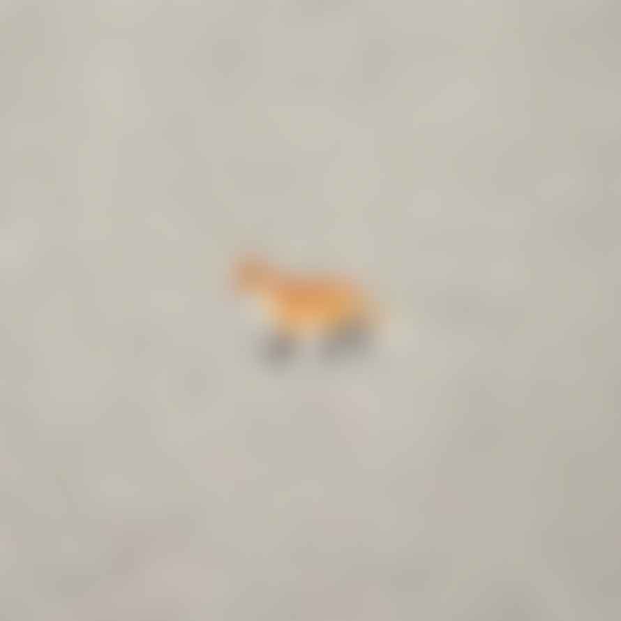 Maison Kitsune Baby Fox Patch Cardigan - Light Grey Melange