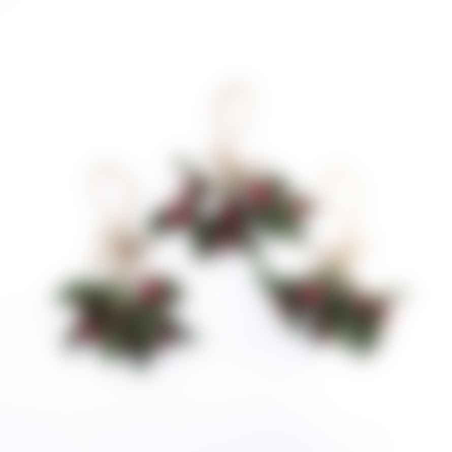 Sjaal met Verhaal Felt Christmas decoration - Holly Berry Medium