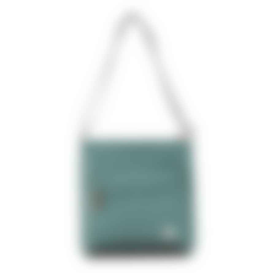 ROKA Roka Cross Body Shoulder Bag Kennington B Medium Recycled Repurposed Sustainable Nylon In Sage