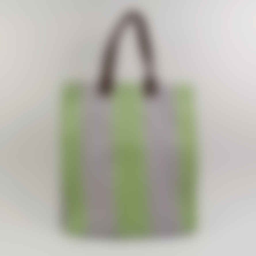 British Colour Standard Eco Woven Market Shopper - Doge Pearl, Primrose, Grass