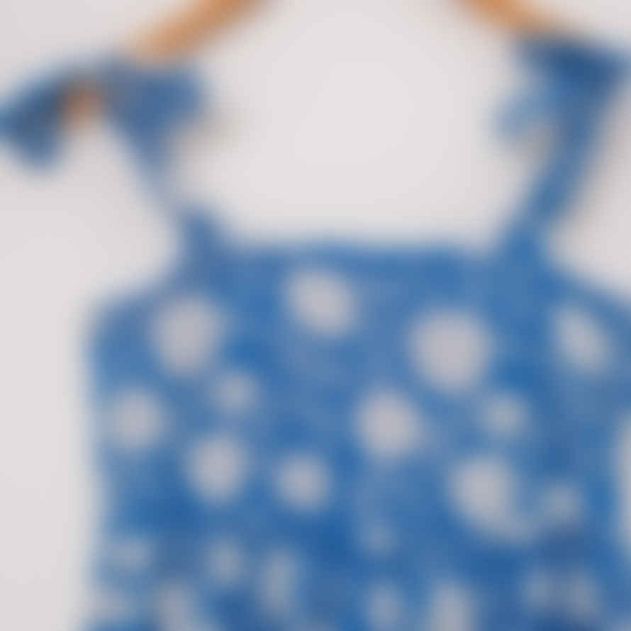 Dream Noora Shoulder Tie Dress - Blue