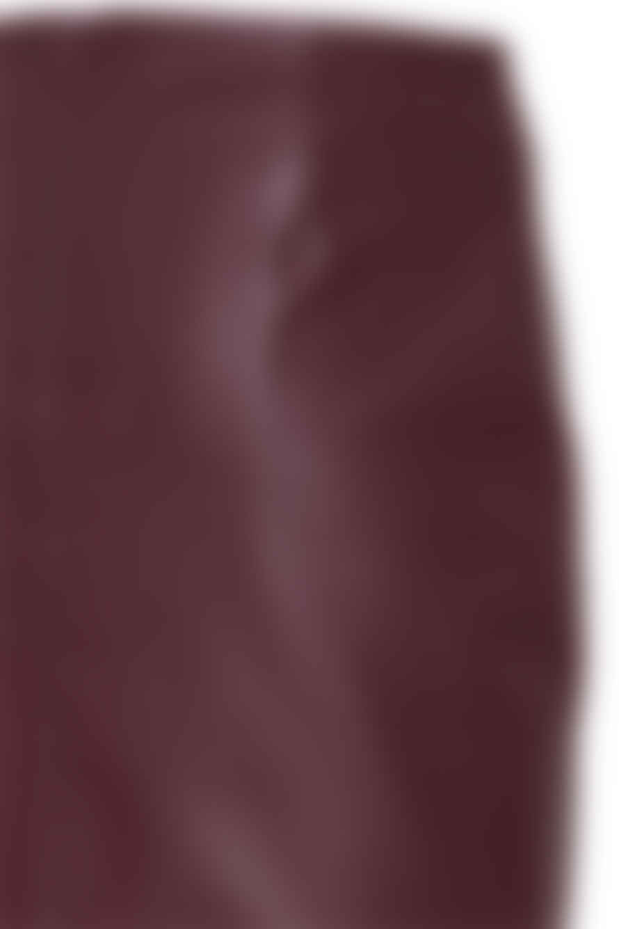ICHI Comano Short Faux Leather Skirt Port Royale 20115987