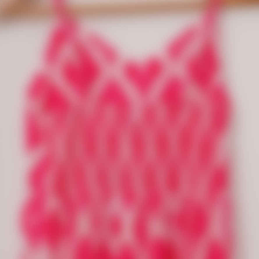 Dream Vanilla Strap Dress - Frisbee Pink