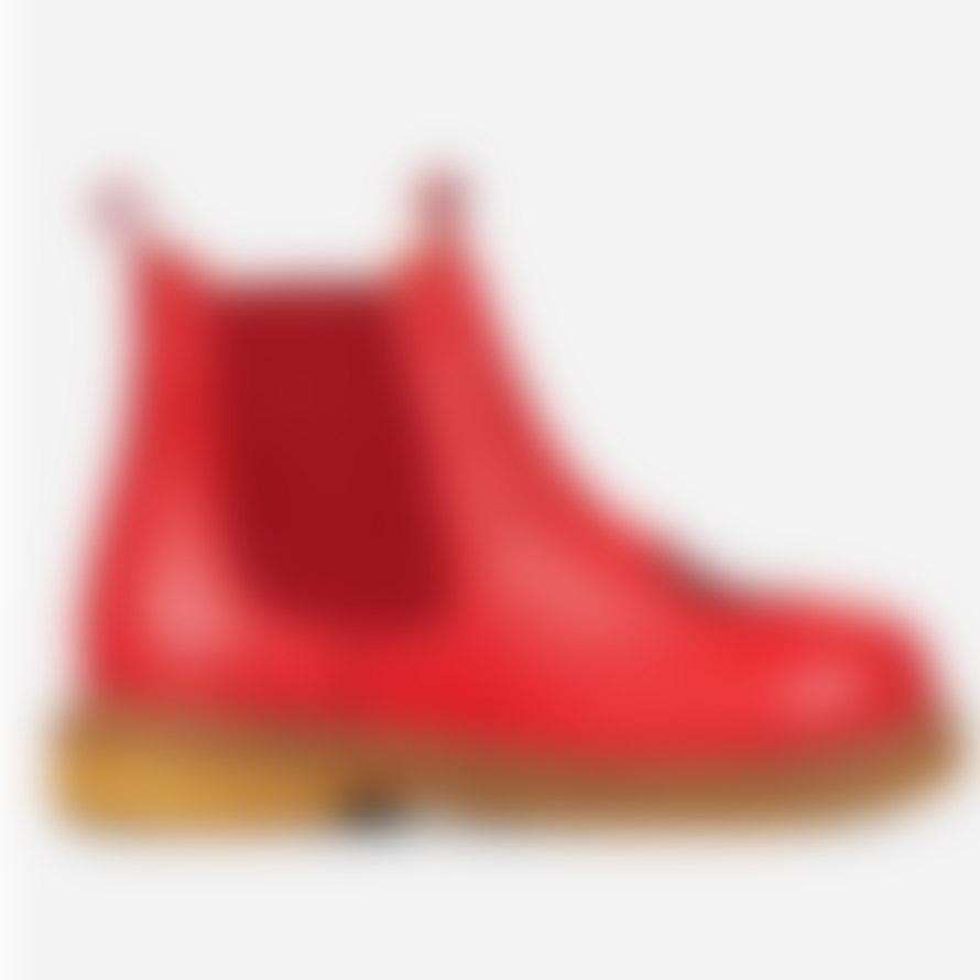 Angulus Chelsea Boot With Glitter Heart - Red
