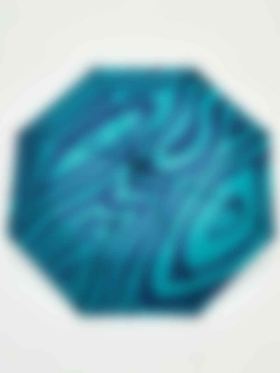 Original Duckhead Compact Umbrella - Blue Swirl